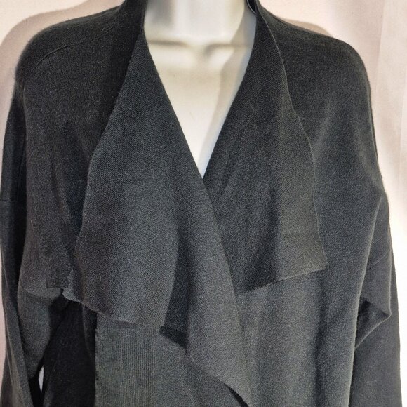 Promesa lovely long Cardigan sweater, 40" long, Dark Bluish Grey, Large. NWT - Picture 5 of 16